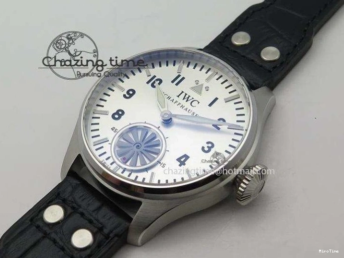 MIROTIME 0511 Big Pilot “Markus Buhler” IW5003 Turbine V6F Best Edition Silver Dial On Leather Strap A Reliable 7315